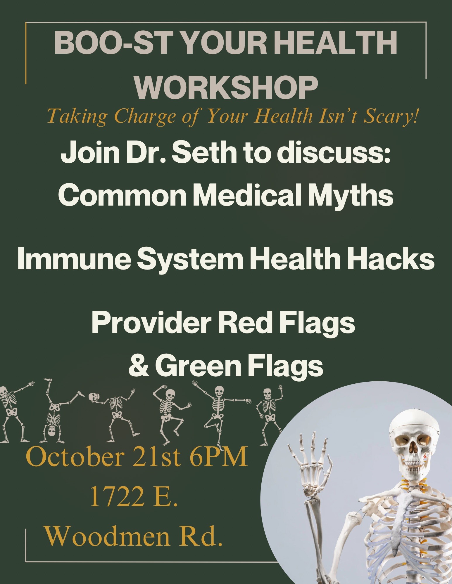 BOO-ST YOUR HEALTH WORKSHOP